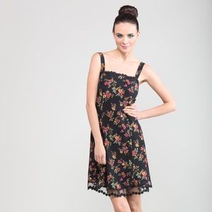 Ane Amour Floral Cotton Dress NWT✨Size 0 ✨Made in NYC